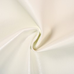 Ткань Дерматин (Кожзам) для мебели, цвет Белый (на отрез)  в Кайспийском
