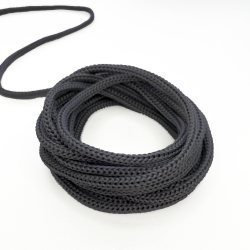 Шнур для одежды d-4.5мм, цвет Серый (на отрез)  в Кайспийском