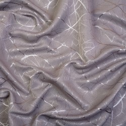 Ткань Блэкаут для штор светозатемняющая 75% &quot;Ледовое тиснение  Серый&quot;   в Кайспийском