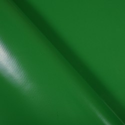 Тентовый материал ПВХ 450 гр/м2, Зелёный (Ширина 160см), на отрез  в Кайспийском, 450 г/м2, 799 руб