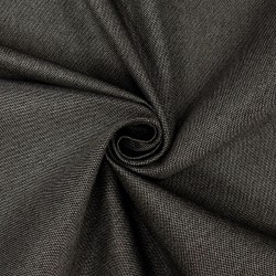 Ткань Рогожка (мебельная), цвет Тёмно-Серый (на отрез)  в Кайспийском