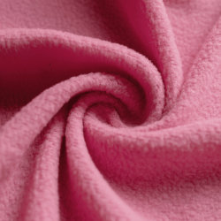 Флис Односторонний 130 гр/м2, цвет Розовый (на отрез)  в Кайспийском