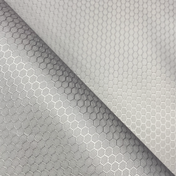 Ткань Оксфорд 300D PU Рип-Стоп СОТЫ, цвет Светло-Серый (на отрез)  в Кайспийском