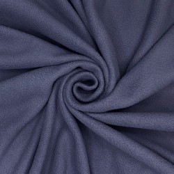 Ткань Флис Односторонний 130 гр/м2, цвет Темно-серый (на отрез)  в Кайспийском