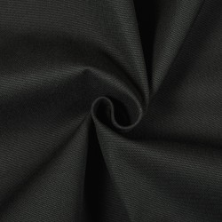 Ткань Канвас 35/65, цвет Черный (на отрез)  в Кайспийском