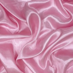 Ткань Атлас-сатин, цвет Розовый (на отрез)  в Кайспийском