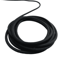 Шнур (Резинка) шляпный 7мм, цвет Чёрный (на отрез)  в Кайспийском