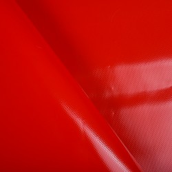Ткань ПВХ 450 гр/м2, Красный (на отрез)  в Кайспийском