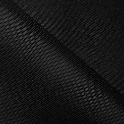 Прорезиненная ткань Оксфорд 600D ПВХ, Черный (на отрез)  в Кайспийском