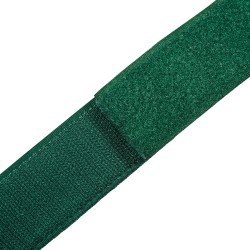 Контактная лента 40мм (38мм) цвет Зелёный (велькро-липучка, на отрез)  в Кайспийском
