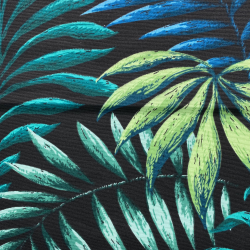 Интерьерная ткань Дак (DUCK), принт &quot;Тропические листья&quot; (на отрез)  в Кайспийском