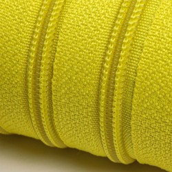 Молния тип 5 спиральная, цвет Жёлтый (на отрез)  в Кайспийском