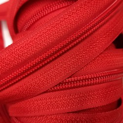Молния тип 5 спиральная, цвет Красный (на отрез)  в Кайспийском