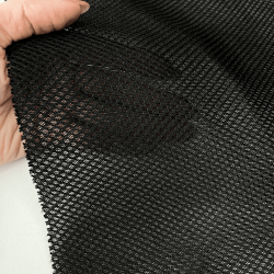 Сетка 3D трехслойная Air mesh 165 гр/м2, цвет Черный (на отрез)  в Кайспийском